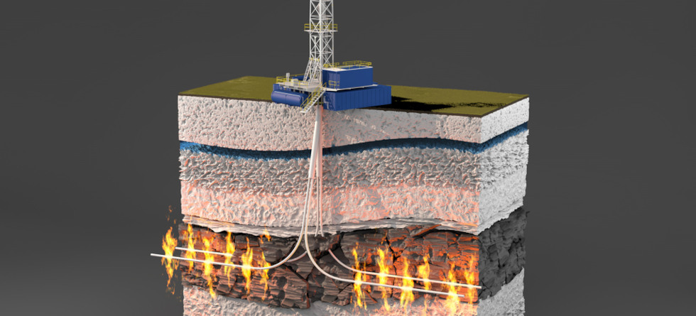 3D-Modell Fracking